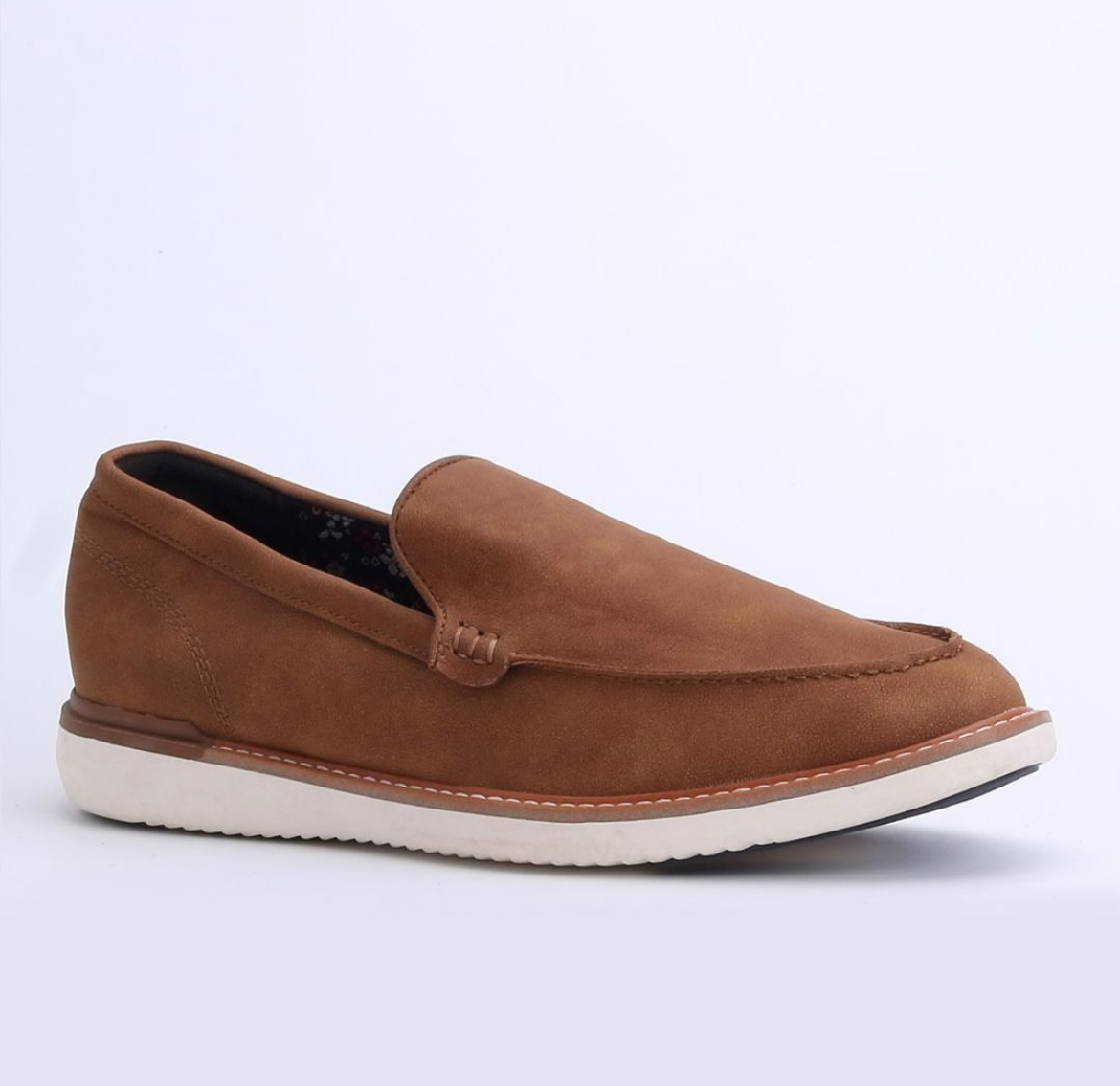 SAOLA Mocassino uomo Steve Madden scamosciato marrone taglia 12 Ortholite