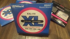 D'ADDARIO EXL170 Long Scale BASS STRINGS Regular Light Gauge 45-65-80-100