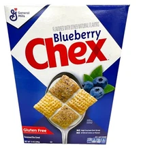 Chex Blueberry Sweetened Rice Gluten Free Cereal 12 oz General Mills