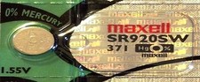 371 MAXELL WATCH BATTERIES SR920SW SR920 371 D370 A6 New Authorized Seller