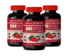 goji powder capsules - GOJI BERRY 40% EXTRACT 1440mg - healthy vision support 3B