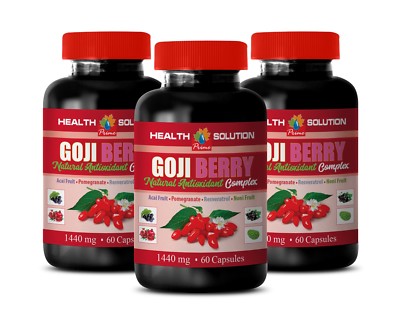 goji powder extract - GOJI BERRY 40% EXTRACT 1440mg - resveratrol - noni 3B