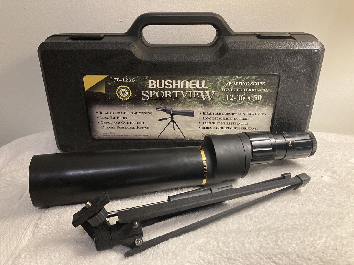 Bushnell Sportview 78-1236 12-36x50mm Spotting Scope Tripod Bushnell Sportview 78-1236 12-36x50mm Spotting Scope Tripod