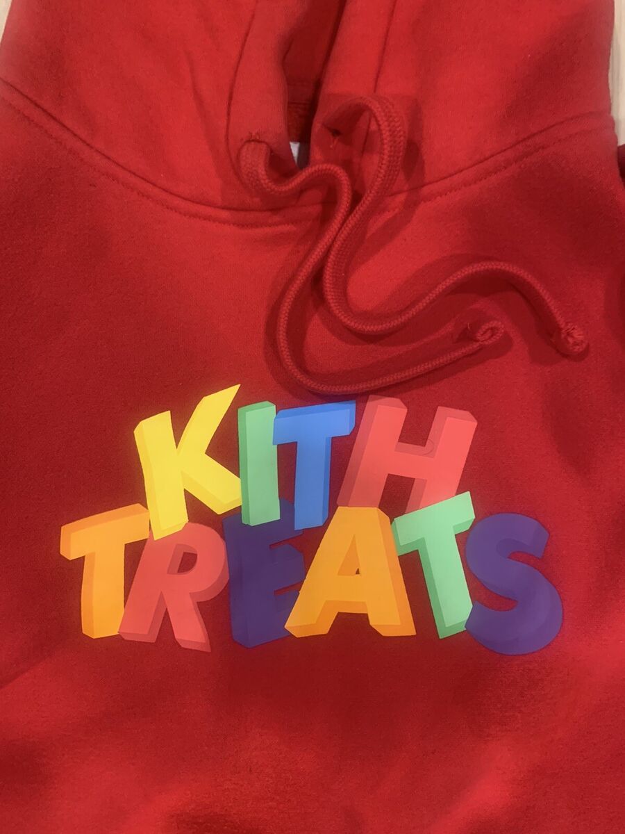 Kith Treats 3D Red Hoodie FW17 Size Medium