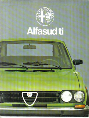Alfa Romeo Alfasud Ti 1.5 1978-80 Original UK Foldout Sales Brochure 791 662 R
