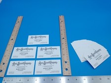 Lot of 25 Vintage Ames Sword Co Cutlers Linen Business/Advertising Cards #Z670