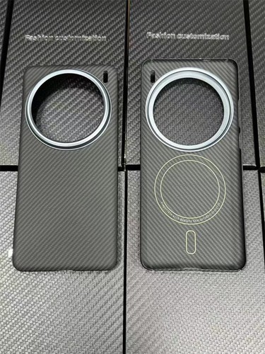Magnetic Real Aramid Carbon Fiber Case For Vivo X200 Pro X20 Magsafe Hard Cover - Picture 11 of 14