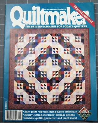 Vintage Quiltmaker Magazine Quilting September/October  1994 #39