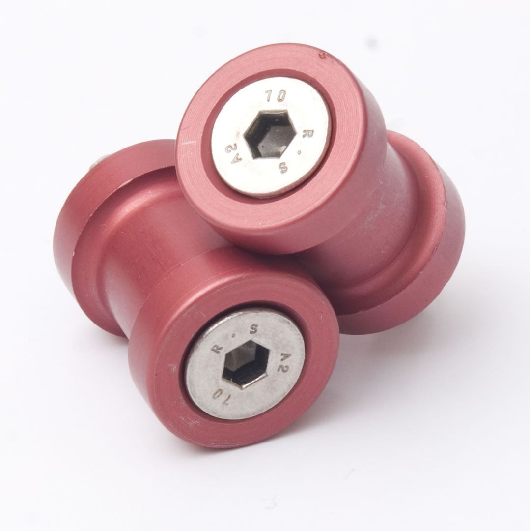 R&G Paddock Stand Bobbins M6 Red Yamaha Tenere 700 World Raid 2022 - 2024