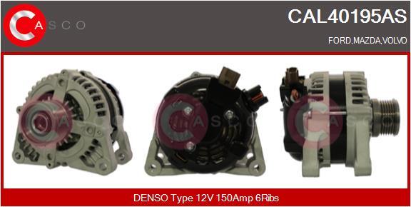 Casco Lichtmaschine Generator 150A 12V FüR Ford Kuga I 1.6 Ti 2.0 Tdci-image