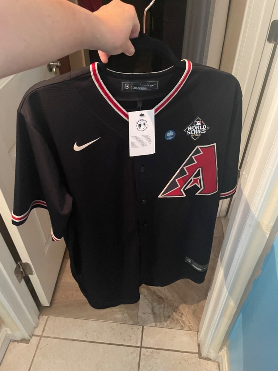 Corbin Carroll Arizona Diamondbacks World Series Nike Black Jersey
