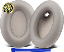 Replacement Earpads for Sony WH-1000XM4 with Noise Isolation Foam – Grey Cushion