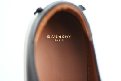 Givenchy Army Skull Slip-On Leather Skate Sneaker - Black 