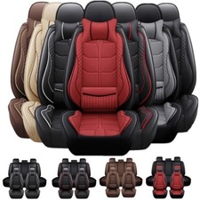 For Nissan Rogue 2009-2025 Car Seat Covers Leather Front Rear Bench Protectors