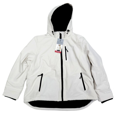 Free Country Ladies Free Cylce Thermo Softshell Snow Jacket Oyster Size XL 16