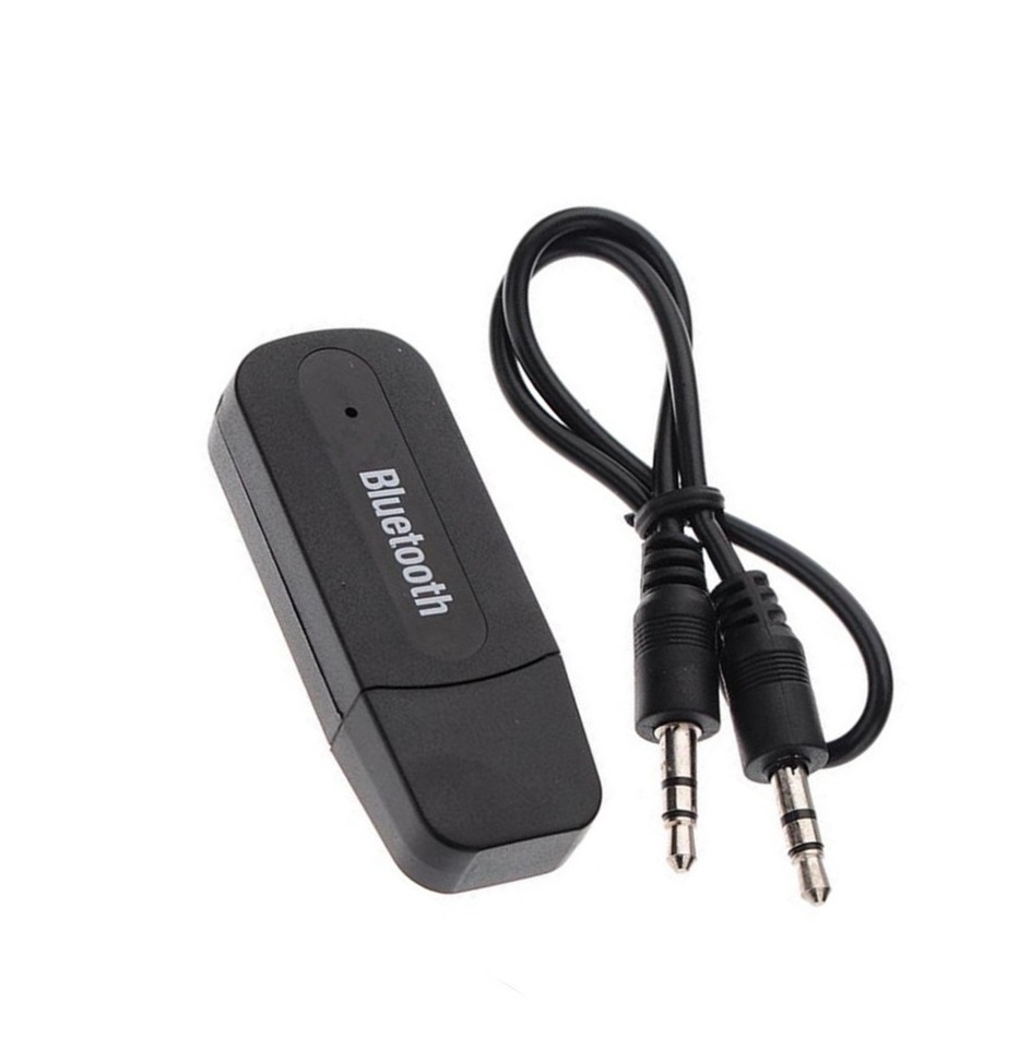 Wireless Bluetooth AUX Audio Mono Music Home Car Receiver Adapter Mic  L