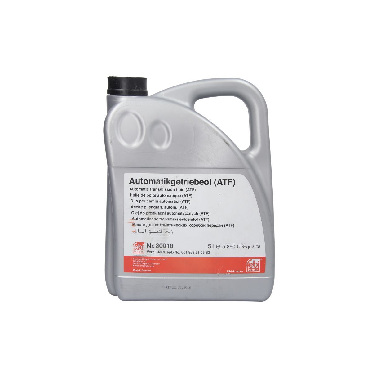 Huile ATF 5L haute viscosité MAN 339 V1 V2 Z2 et Mercedes 236.10