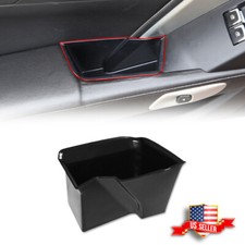 Side Inner Door Armrest Storage Box Trim Organizer Fit For Corvette C7 2014-2019