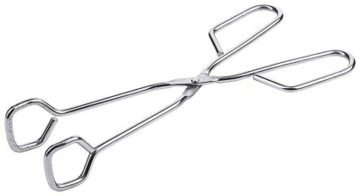 GASTRONICS Zange Grillzange aus Edelstahl – Profi-Grillzange mit geriffelten Greifflächen