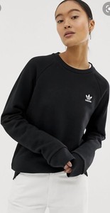 adidas originals essential crew neck sweat in black