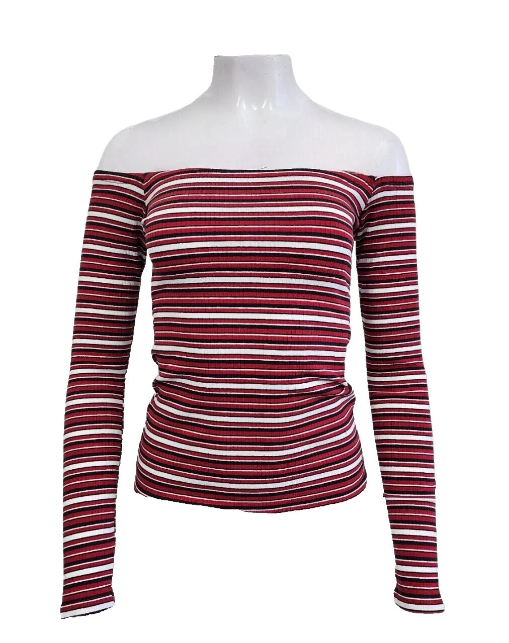 Camisetas a rayas de algodón Hollister para Mujeres