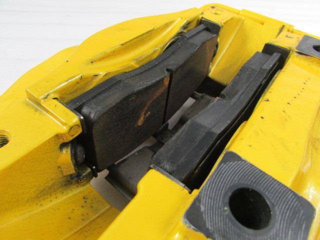 Lamborghini Gallardo, RH Rear Brake Caliper, Yellow, Used, P/N 400615406N