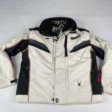 Spyder Mens LARGE Winter Parka 2 in 1 Jacket/Vest Peble/Black Chamonix Jacket