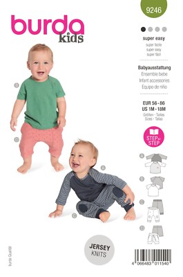 burda style Nr. 9246 Shirt & Hose für Babys F/S 23