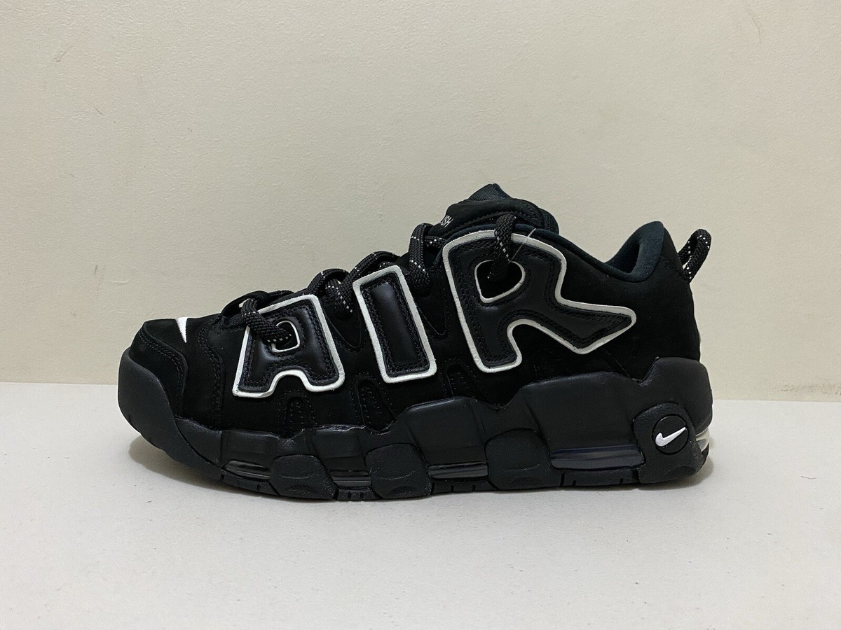 スニーカー Nike x Ambush Air More Uptempo Low Black and White The AMBUSH x Nike Air More Uptempo Low Black White Releases