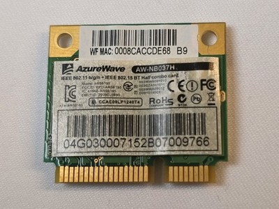AZUREWAVE AW-NB037H WiFi WLAN Wireless Network Card
