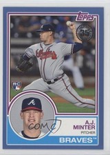 2018 Topps 1983 Topps Design Rookies Blue AJ Minter #83-13 k0w