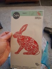 Sizzix Bigz Die Lovable Bunny 661689 Rabbit Easter Discontinued Rare