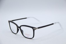 NEW ESPRIT ET17583 COLOR-538 BLACK CLEAR AUTHENTIC EYEGLASSES 49-15