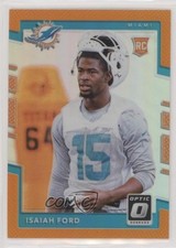 2017 Donruss Optic Rookies Orange Prizm 66/199 Isaiah Ford #137 s3g