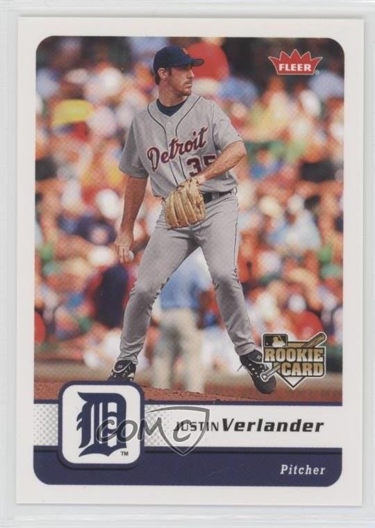 2006 Fleer Justin Verlander #426 05k6