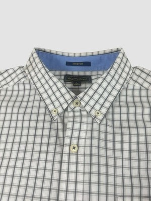 Mason James Men s Large Long Sleeve Check Button Down Shirt Casual Dress