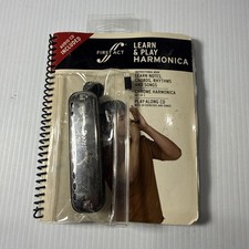 First Act Learn and Play Chrome Harmonica Book and Audio CD