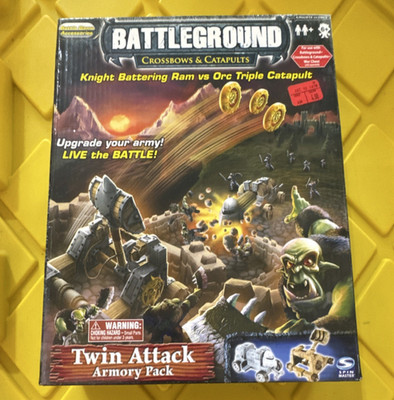 Spin Master Battleground Crossbows & Catapults Twin Attack Armory Pack 34140