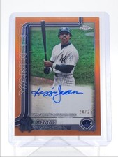 REGGIE JACKSON 2025 TOPPS CHROME UPDATE LEGENDS ORANGE AUTO /25 Q5547