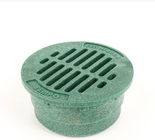 Premium USA Made 3" Inch Outdoor round Flat Drain Grate Cover - Fits All 3" Inch