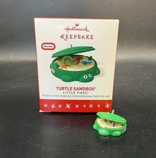 New Hallmark Keepsake 2016 Little Tikes Turtle Sandbox Mini Christmas Ornament