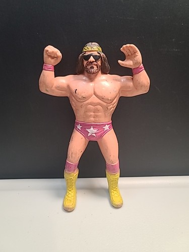 LJN Macho Man Randy Savage 1986 Vintage WWF Wrestl...