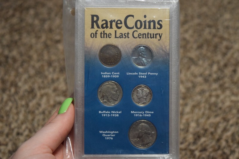 Rare Coins of the Last Century (in plastic wrapping) w/ COA from AHS 1903-1976
