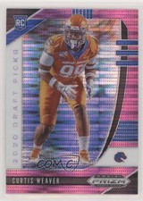 2020 Panini Prizm Draft Picks Rookies Pink Pulsar Curtis Weaver #166 15d4
