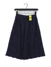 Uniqlo Women's Midi Skirt S Blue Floral 100% Other Midi A-Line