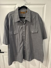 Cobra Creek Western Style Pearl Snap Check/plaid Casual Shirt Mens XXL