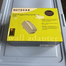 Netgear Powerline Network Bridge Wall Plugged Ethernet Extender XE102US PS2 XBOX