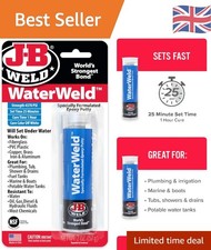 JB Weld Waterweld 2 Oz - Ultimate Waterproof Adhesive for Strong Bonds & Repairs