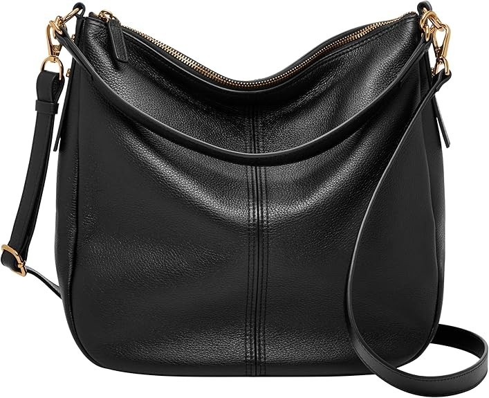 Fossil - Women's Jolie Leather Hobo Purse Handbag