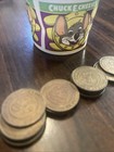 Chuck E. Cheese Vintage Lot 42 Tokens 1999-2012 & 1 token Different. 1 2015 Cup — photo 5